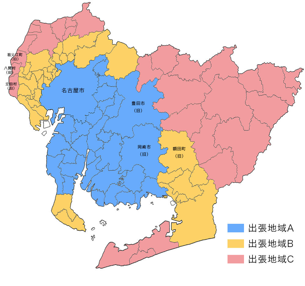 相続調律出張エリアマップ