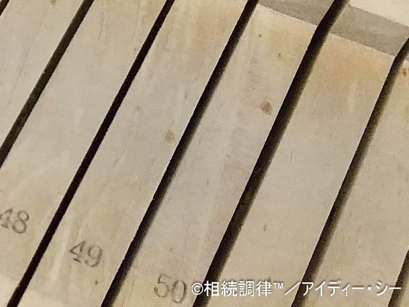 鍵盤上部清掃後